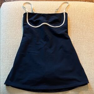 ALO Navy Tennis Dress with White Trim